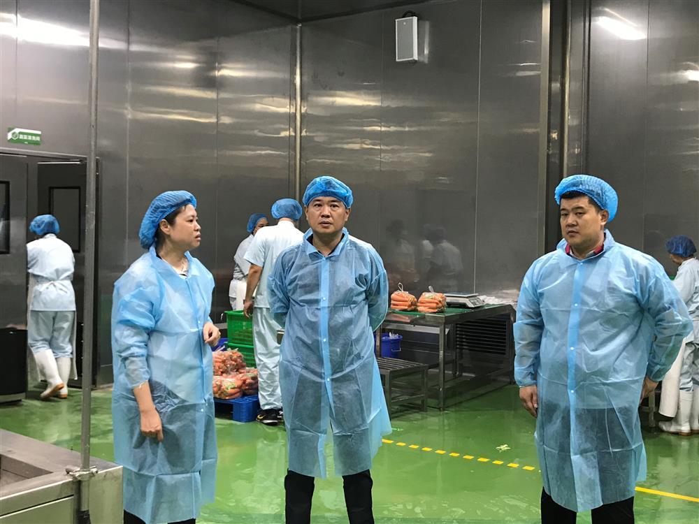 济南产发团体纪委布告卢刚赴金德利团体食物财产园调研